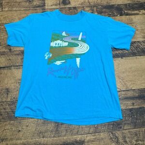 Vintage 1992 Running‎ for Office Graphic Print T-Shirt Single Stitch NEA PAC